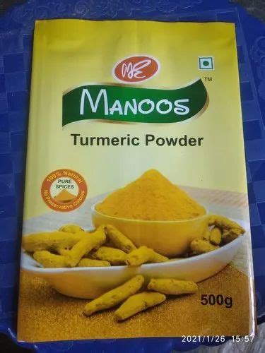 Polished Curcuma Longa 1 Kg Turmeric Powder Packaging Type Plastic