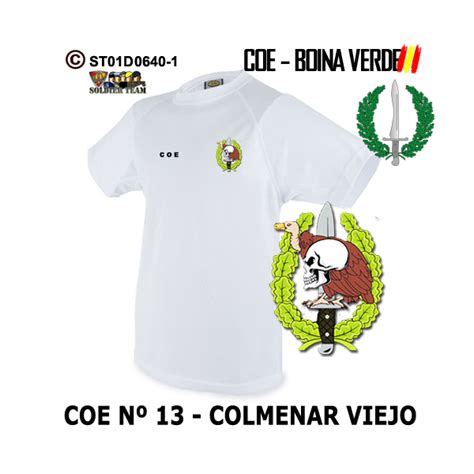 Camiseta Coe Colmenar Viejo Boina Verde Totemteams