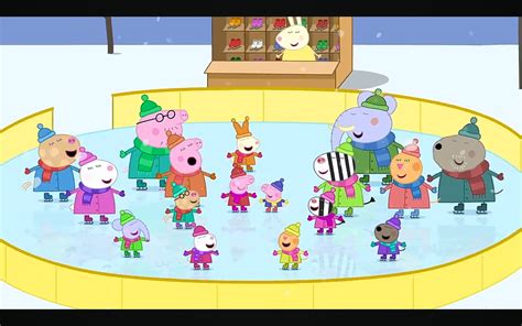 Peppa Pig ice Skating by ElyaneAsselin on DeviantArt