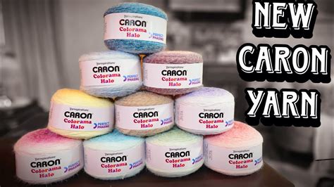 New Caron Yarn Review Colorama Halo Yarn Youtube