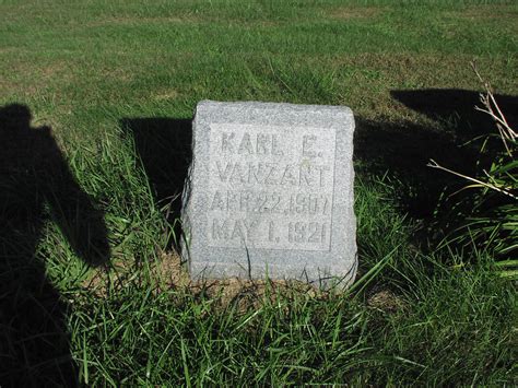 Karl Ernest Vanzant 1907 1921 Homenaje De Find A Grave