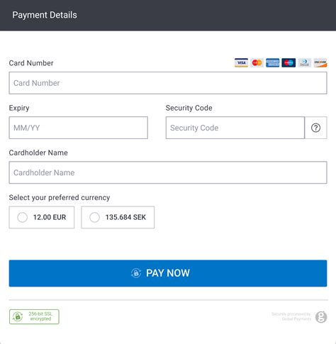 Dynamic Currency Conversion Global Payments Developer Portal