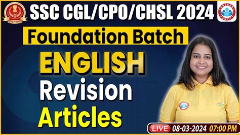 SSC CGL CHSL CPO Class Articles Revision Class SSC CGL Foundation