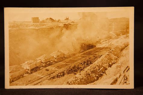 Pa Coal Mining Postcard Wilkes Barre Train Hauling Anthracite Coal Rppc