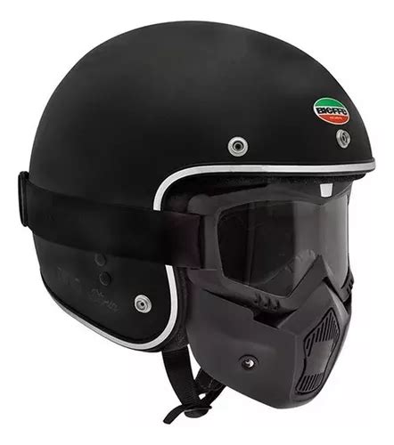 Casco de moto Bieffe Storia B 45 N58 edición numerada color negro