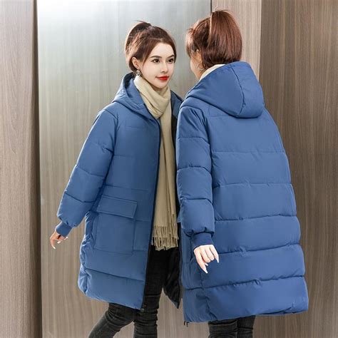 Cheap Plus Size Xl 8xl Winter Jacket For Women Hooded Casual Warm Thick