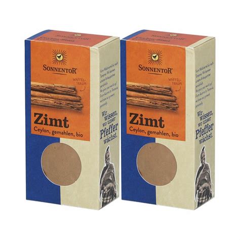 SonnentoR Zimt Gemahlen Bio 2x40 G Shop Apotheke