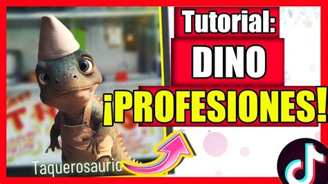 Como Hacer El Trend De Las Dino Profesiones Dino Profesiones Youtube