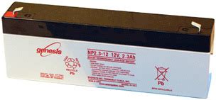 EnerSys Genesis NP2 3 12FR Lead Acid AGM Battery Battery Store Inc