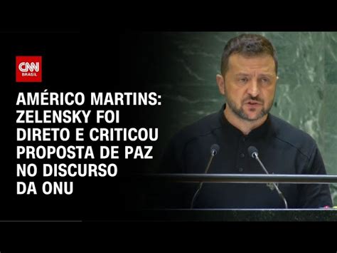 Na Onu Zelensky Critica Proposta De Brasil E China Para Guerra Na