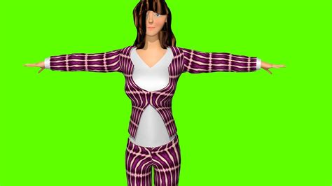 Beautiful Woman In Suit 3d Model Cgtrader