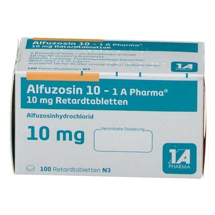 Alfuzosin Mg A Pharma St Mit Dem E Rezept Kaufen Shop Apotheke