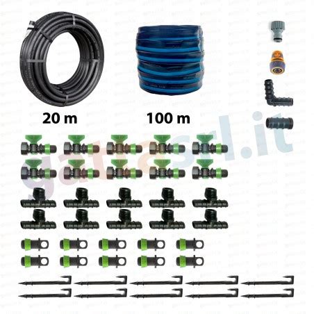 Kit Manichetta Gocciolante Per Impianto Irrigazione Orto E Giardino Mt