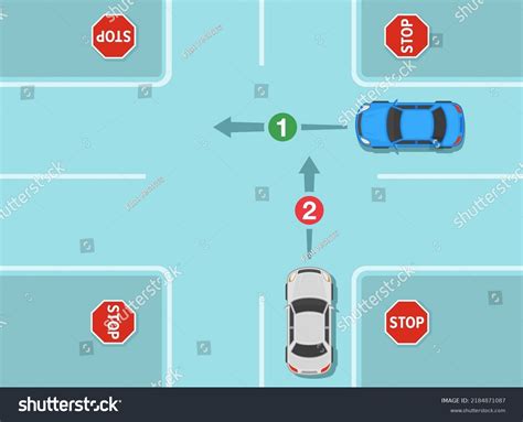 Safe Driving Tips Traffic Regulation Rules Stock Vector Royalty Free