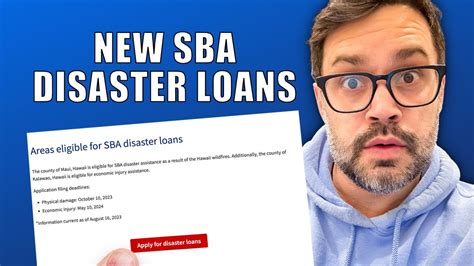 New Sba Disaster Loans Released Youtube