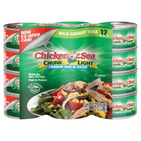 Chicken Of The Sea Tuna Chunk Light 7 Ounces 12 Ct 1 Smiths