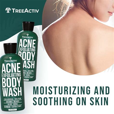 Treeactiv Gel Corporal Exfoliante Para El Acn Gel Corporal Exfoliante