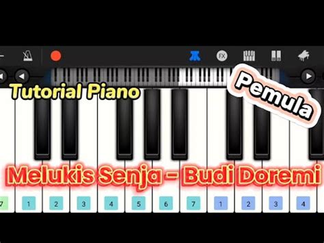 Melukis Senja Budi Doremi Tutorial Piano Mudah Not Angka Lirik