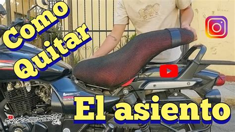 Como Quitar El Asiento De La Bajaj Avenger 220 Street YouTube