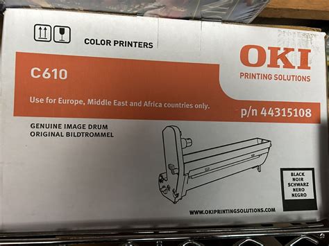 Oki C Black Image Drum K For Sale Online Ebay