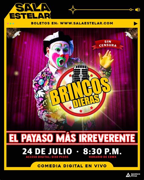 Brincos Dieras, el payaso más irreverente llegará al streaming