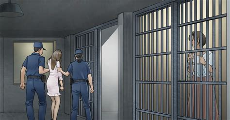female prisoner cuff illustration pixiv