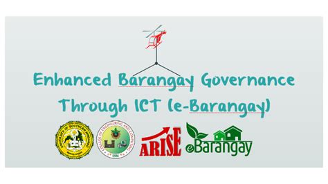 Enhanced Barangay Governance Through Ict By Eugene Ranjo On Prezi