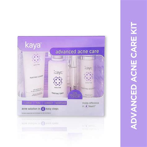 Buy Kaya Advanced Acne Care Kit 4 Pcs Online At Best Price In India