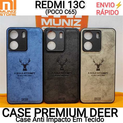 Redmi C Poco C Xiaomi Capa Premium Deer Case Acabamento Em