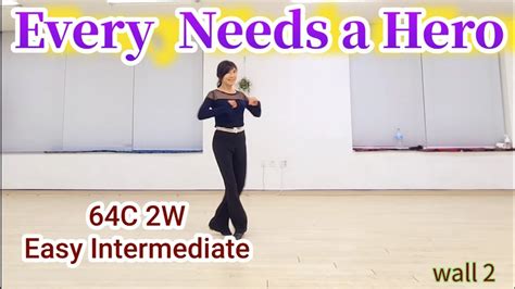 Everyone Needs A Hero Linedance Demo Easy Intermediate Level YouTube