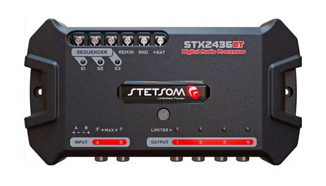 Stetsom STX 2436BT Stetsom STX2436 Bluetooth Car Audio Processor 4 Way