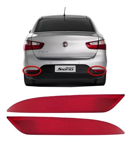 Par Refletor Traseiro Fiat Grand Siena Attractive