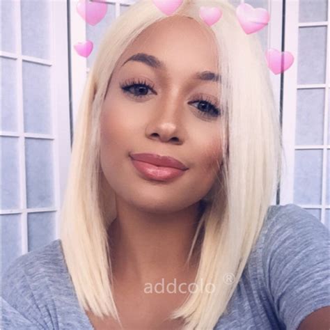 Kim Kardashian Human Hair Wigs Instock Blonde Color Straight Bob Wigs