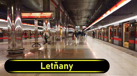 Metro Station Letňany Prague 🇨🇿 Walkthrough 🚶 Youtube