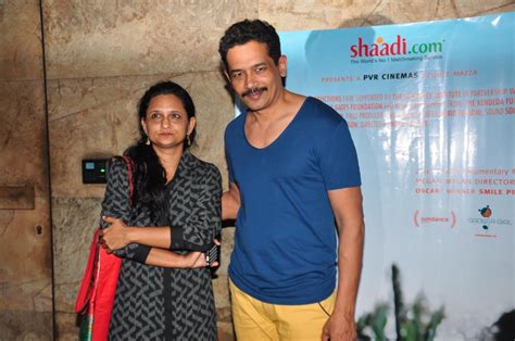 Atul Kulkarni With Wife Geetanjali Kulkarni At Special Screening Of Documentary Film After My