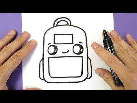 Videotuto Comment Dessiner Un Sac Dos Kawaii Pour L Cole Comment