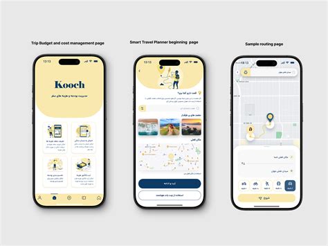 smart travel planner application product design  sheila dehghani