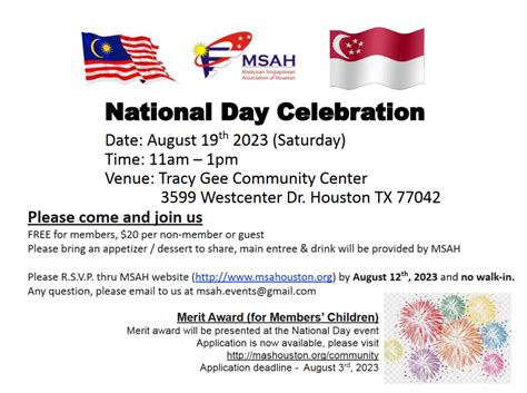 2023 National Day Celebration – MSAH