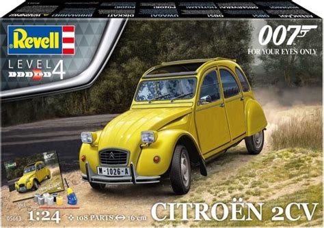 Revell 05663 Geschenkset James Bond Citroën 2CV 1 24 BouwJeModel