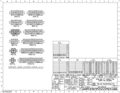 P Datasheet Pages Molex Mm Pitch Mini Fit Jr