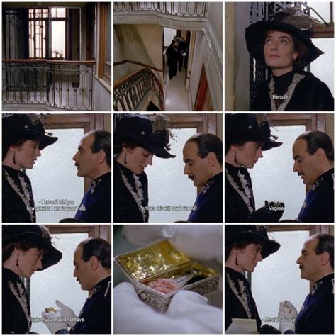 This is the episode where Poirot falls in love and receives his little ...