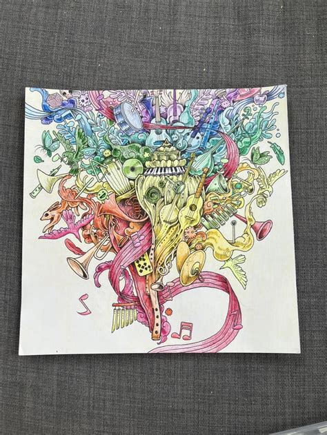 Recent pages coloured from Kerby Rosanes Imagimorphia book : r/Coloringbookspastime