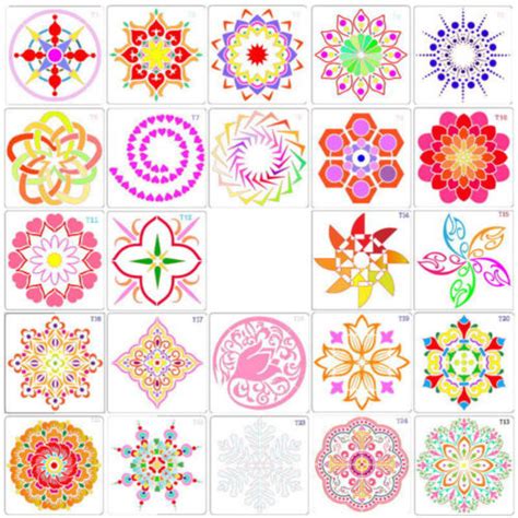 Pcs Kunst Schablonen Punkt Mandala Vorlage Diy Mandala Schablone Ebay