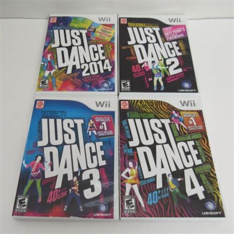 Just Dance Nintendo Wii Games Ubisoft Mixed Lot Of