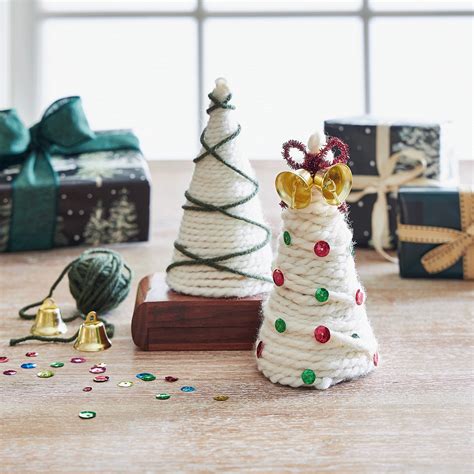 Yarn-Wrapped Christmas Tree | Projects | Michaels