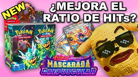 Espectáculo de cartas con esta Booster Box Mascarada Crepuscular