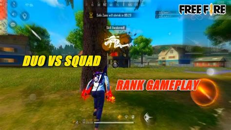 Duo Vs Squad Rank Gameplay Garena Freefire Youtube