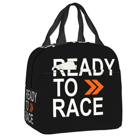 Ready To Race Lunch Boxes For Women Enduro Cross Motocross Bitumen Bike