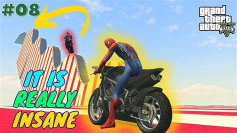 GTA 5 Gameplay Spiderman Mega Ramp Challenge With Sports Cars And