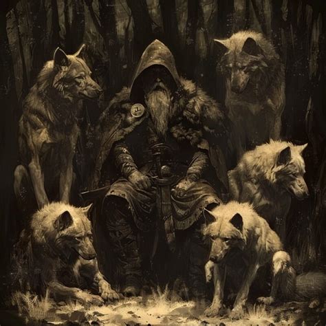 Who Were Odin's Loyal Wolves in Norse Mythology?